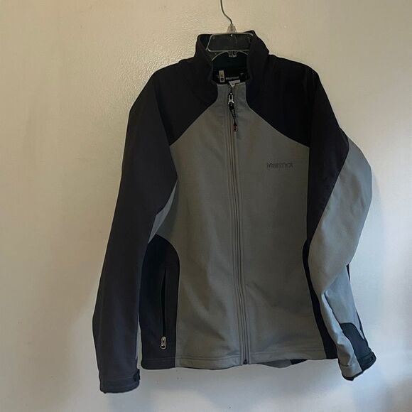 MEN’S MEDIUM MARMOT SOFTSHELL WINDSTOPPER FULL ZIP COAT - Picture 1 of 11